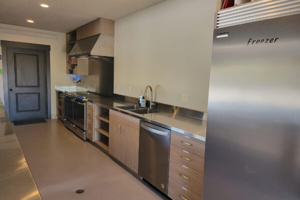 Walkway and counter